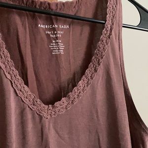 American Eagle Soft & Sexy Sueded Tank
